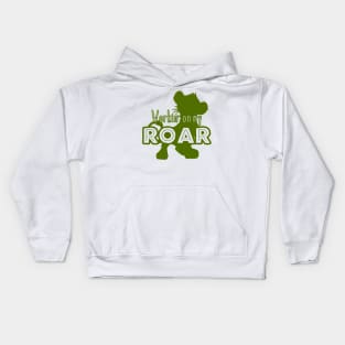 Lion King - Working on my Roar - green Kids Hoodie